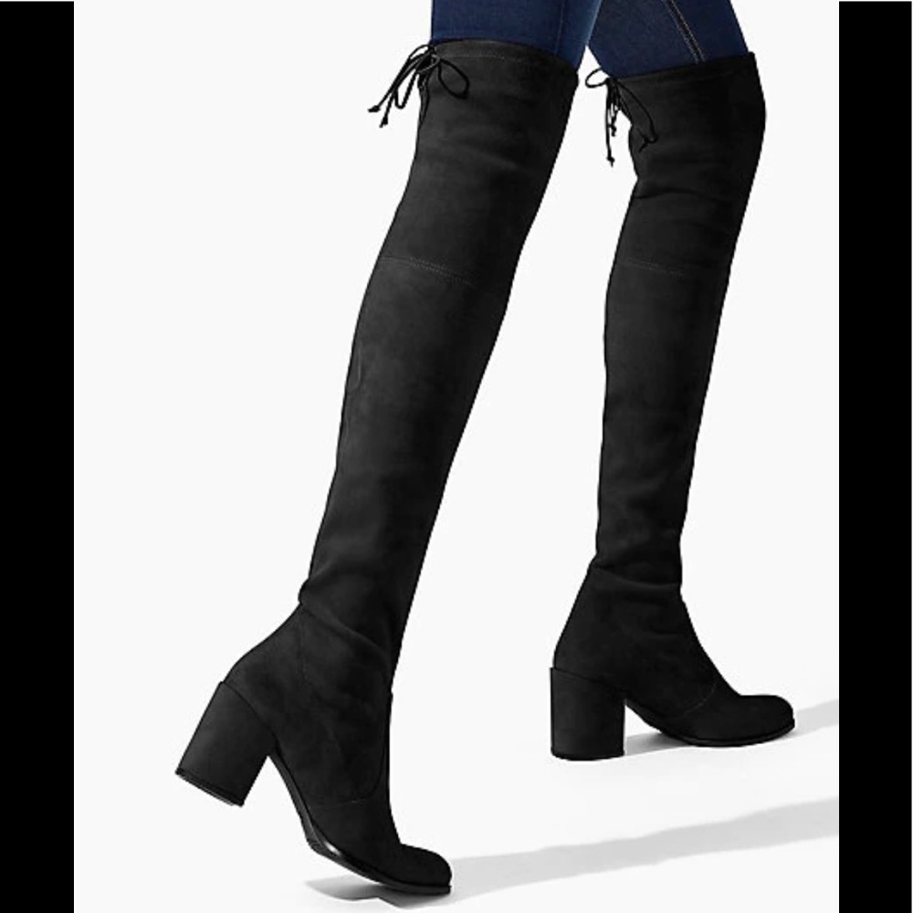Stuart Weitzman over the knee block heel boot